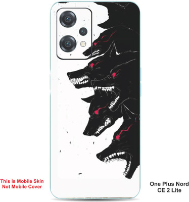 VYBE The Smart Choice One Plus Nord CE 2 Lite Wolf Embossed Mobile Skin(Ceramic White 39)