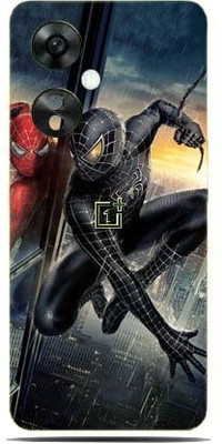 TJ CREATION OnePlus Nord CE 3 Lite 5G, 1+Nord CE 3 Lite 5G Mobile Skin(Ultra Super Black Spiderman with venom Skin With High Matte Finish.)