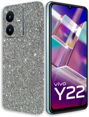 BugguSkin VIVO Y22 Mobile Skin(Ultra Super Grey Gliter Skin With High Matte Finish.)