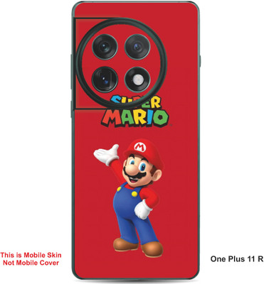 VYBE The Smart Choice One Plus 11R Super Mario Embossed Mobile Skin(Engine Red 27)