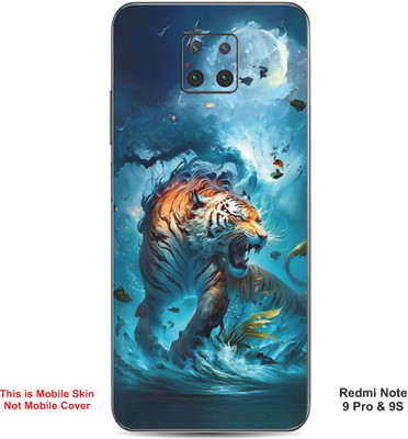 VYBE The Smart Choice Redmi Note 9S Tiger Embossed Mobile Skin(Jellyfish 17)
