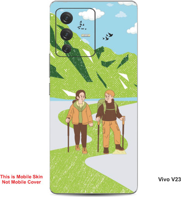 VYBE The Smart Choice Vivo V23 Naturel Mobile Skin(Android Green 3)