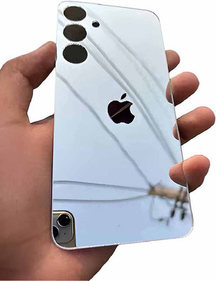 MOKPLZ Samsung Galaxy S23 FE MOBILE SKIN SILVER MIRROR BACK PANNEL ACRYLIC SHEET Mobile Skin(Silver)