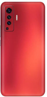 Vcare GadGets Vivo X50 Mobile Skin(Shining Mirror Red)