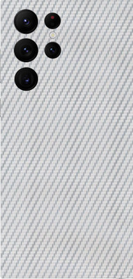 AsSkin Samsung Galaxy s22 Ultra 5g, samsung s22 ultra 5g, Samsung Galaxy Mobile Skin(Ultra Super Silver Carbon Fiber Skin With High Matte Finish.)