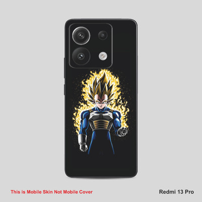 VYBE The Smart Choice Redmi 13 Pro Vegeta Mobile Skin Mobile Skin(Sunglow Yellow B27)