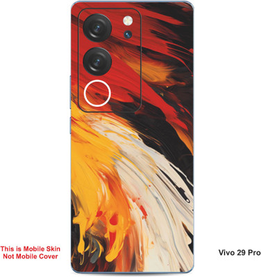 VYBE The Smart Choice Vivo 29 Pro Art Embossed Mobile Skin(Indian Yellow 2)