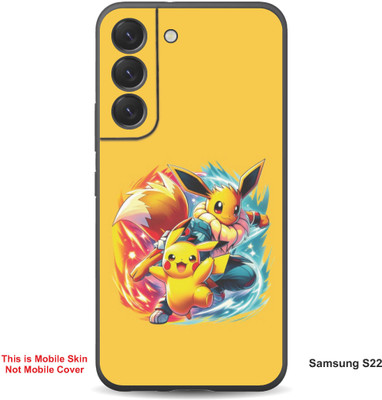 VYBE The Smart Choice Samsung S22 Pokemon Embossed Mobile Skin(Sandstorm 8)