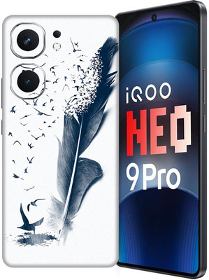 WeCre8 Skin's Vivo Iqoo Neo 9 Pro 5G Mobile Skin(Feather Art Multicolor Mobile Skin)