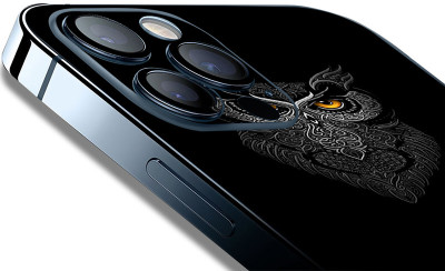 FCS Huawei Enjoy 20 SE Printed Back skin Mobile Skin(Dark Owl)