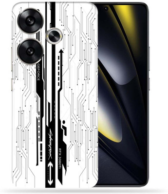 OggyBaba OggyBaba Poco F6 5g Mobile Skin(White CyberPunk)