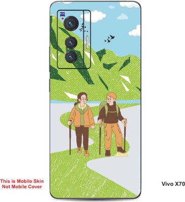 VYBE The Smart Choice Vivo X70 Naturel Mobile Skin(Android Green 12)