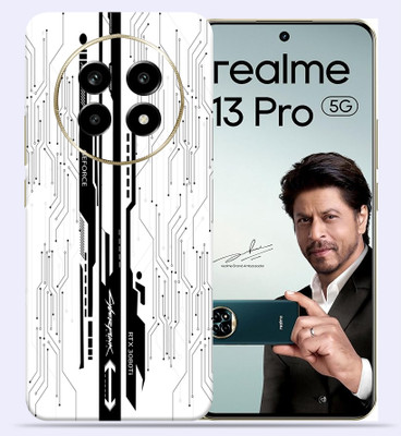 OggyBaba Realme 13 pro 5g Mobile Skin(White CyberPunk)