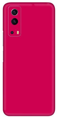 Vcare GadGets Matte Pink vivo i QOO Z3 5G Mobile Skin(Matte Pink)
