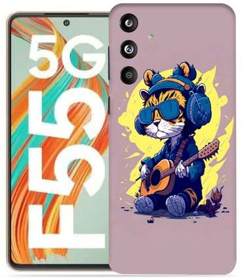 OggyBaba Samsung Galaxy F55 5g Mobile Skin(Gitaar Cat)
