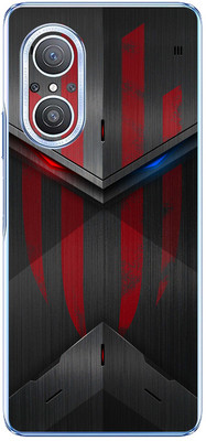 FCS Huawei nova 10 Youth Printed Back skin Mobile Skin(Red Magic Texture)