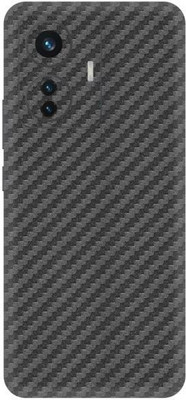 Vcare GadGets iQOO Z6 Mobile Skin(Fiber Carbon Gun Metal)