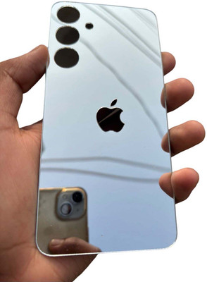 TWUAOP SAMSUNG GALAXY A14 5G MOBILE SKIN MIRROR BACK PANNEL ACRYLIC SHEEL Mobile Skin(Silver)