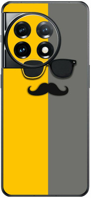 FCS OnePlus 11 5G Printed Back Skin: Moustache Mobile Skin(Moustache Skin)