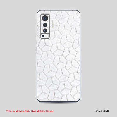 VYBE The Smart Choice Vivo X50 Pattern Mobile Skin Mobile Skin(Multi ColourCH14)