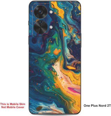 VYBE The Smart Choice One Plus Nord 2T Art Embossed Mobile Skin(Denim A14)