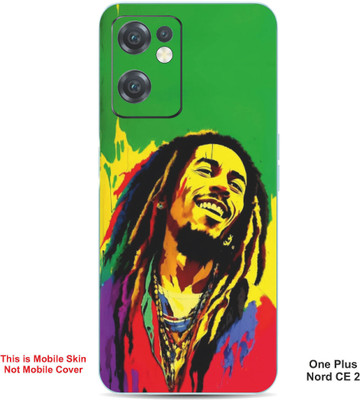 VYBE The Smart Choice One Plus Nord CE 2 Art Embossed Mobile Skin(Medium Green A17)