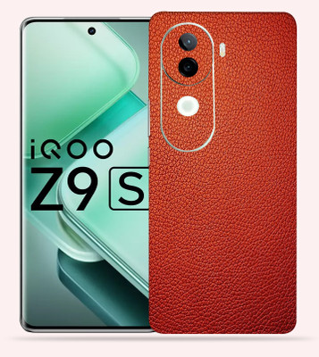 OggyBaba Vivo Iqoo Z9s 5g Mobile Skin(Red Leather)
