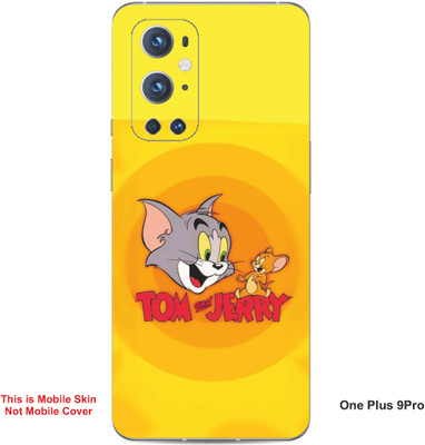 VYBE The Smart Choice One Plus 9 Pro Tom & Jerry Embossed Mobile Skin(Carrot Orange 20)
