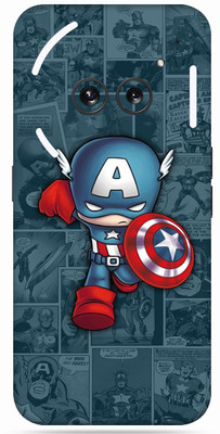 WeCre8 Skin's Nothing Phone 2a Mobile Skin(Captain Art Multicolor Mobile Skin)