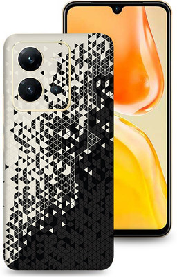 SkinoMania Vivo V25-5G Mobile Skin(B&W Small Triangle)