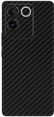 Vcare GadGets Vivo T2 Pro 5G Mobile Skin(Fiber Carbon Black)