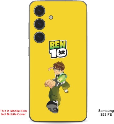 VYBE The Smart Choice Samsung S23 FE Ben 10 Embossed Mobile Skin(Golden Yellow 10)