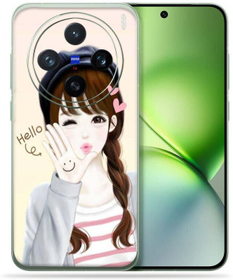 OggyBaba Vivo X200 5g Mobile Skin(Cute-Girl)