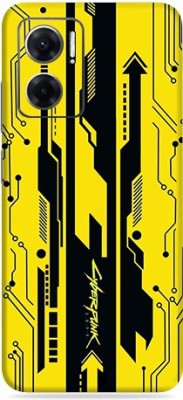 WeCre8 Skin's Xiaomi Redmi 11 Prime 5G Mobile Skin(Dark Yellow Cyber Multicolor Mobile Skin With Cleaning Wipe)