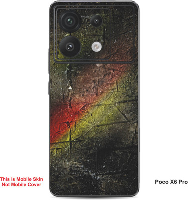 VYBE The Smart Choice Poco X6 Pro Art Embossed Mobile Skin(Sunset 1)