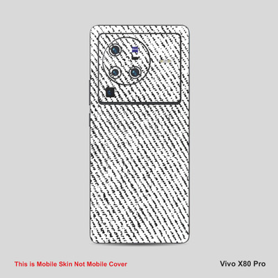 VYBE The Smart Choice Vivo X80 Pro Pattern Mobile Skin Mobile Skin(Multi ColourCO26)