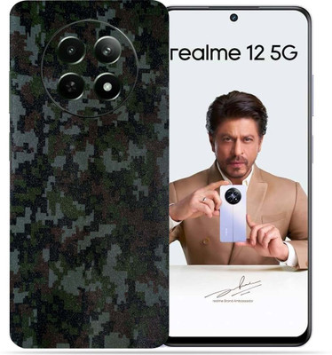 OggyBaba Realme 12 5g Mobile Skin(Camo Digital)