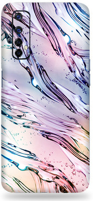 AsSkin Realme 7 Mobile Skin(Flowing Water With High Matte Finish.)