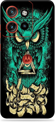 WeCre8 Skin's Motorola Edge 50 Neo Premium Vinyl Mobile Skin (Multicolor) Mobile Skin(Angry-Owl)