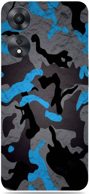 SkinoMania OPPO A78 5G Mobile Skin(Multicolor Camo_Blue)