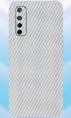 TJ CREATION Realme Narzo 20 Pro, REALME NARZO 20 PRO, realme narzo 20 pro Mobile Skin(Ultra Super Silver Carbon Fiber Skin With High Matte Finish., Mobile Skin (Back+Side+Camera))