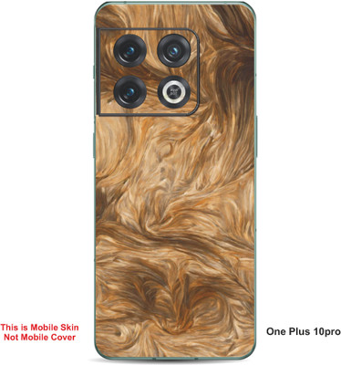 VYBE The Smart Choice One Plus 10 Pro Abstract Embossed Mobile Skin(Dark Pastel Red A8)