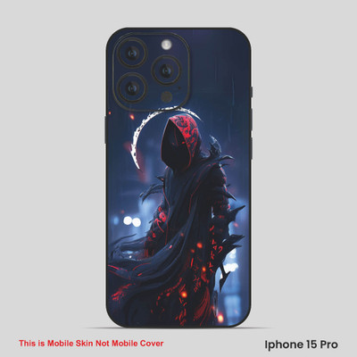 VYBE The Smart Choice iPhone 15 Pro Horror Mobile Skin(Vampire Grey 9)