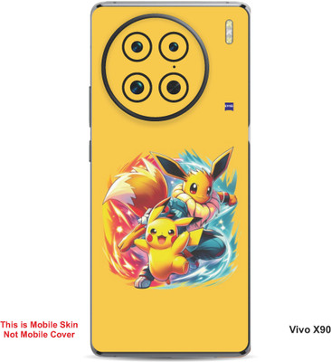 VYBE The Smart Choice Vivo X90 Pokemon Embossed Mobile Skin(Sandstorm B14)
