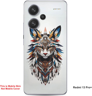 VYBE The Smart Choice Redmi 13 Pro Plus Cat Embossed Mobile Skin(Multi Colour 9)