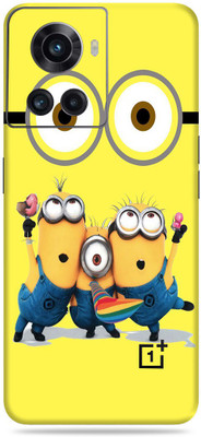 SkinoMania Oneplus 10R-5G Mobile Skin(Multicolor Happy Minions)