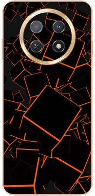 FCS Huawei Enjoy 60X Printed Back skin Mobile Skin(Box Orange)