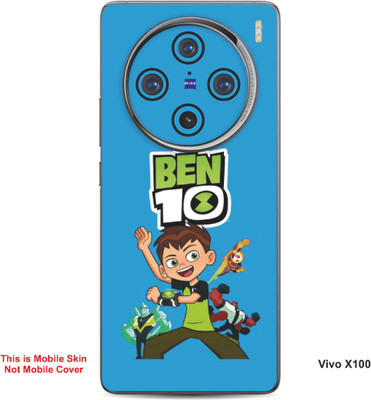 VYBE The Smart Choice Vivo X100 Ben 10 Embossed Mobile Skin(Curious Blue B17)