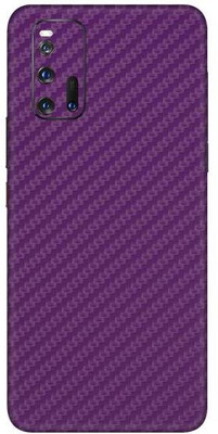 Vcare GadGets IQOO 3 5G Mobile Skin(Fiber Carbon Purple)