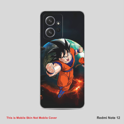 VYBE The Smart Choice Redmi Note 12 Goku Mobile Skin Mobile Skin(Dark Jungle Green A32)